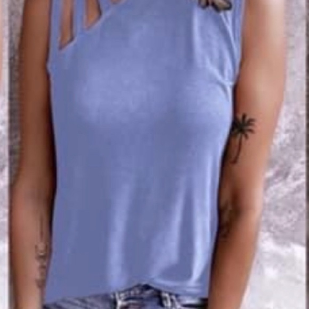 New alight Blue Tank